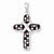 Sterling Silver Stellux Crystal Cross pendant, Lovely Pendants for Necklace