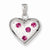 Sterling Silver Rhodium & Ferido Stellux Crystal Heart pendant, Appealing Pendants for Necklace
