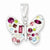 Sterling Silver Multi-Stellux Crystal White Butterfly Pendant, Pendants for Necklace