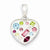 Sterling Silver Rhodium Plated Stellux Crystal Heart pendant, Beautiful Pendants for Necklace