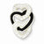 Sterling Silver Enameled Stellux Crystal Slide Pendant, Pendants for Necklace
