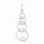 Sterling Silver Polished CZ pendant, Stylish Pendants for Necklace