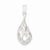 Sterling Silver Twist Drop Pendant, Pendants for Necklace
