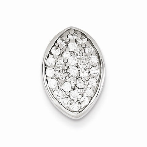 Sterling Silver Rhodium Plated CZ pendant, Exquisite Pendants for Necklace