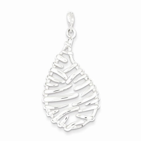 Sterling Silver Polished Pendant, Pendants for Necklace