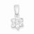 Sterling Silver CZ Pendant, Delightful Pendants for Necklace