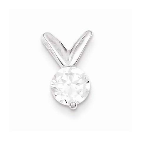 Sterling Silver CZ pendant, Pendants for Necklace