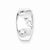 Sterling Silver Rhodium Plated CZ Pendant, Lovely Pendants for Necklace