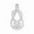 Sterling Silver CZ & Teardrop Pendant, Pendants for Necklace