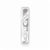 Sterling Silver Rhodium Plated CZ Pendant, Adorable Pendants for Necklace