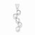Sterling Silver CZ Pendant, Dazzling Pendants for Necklace