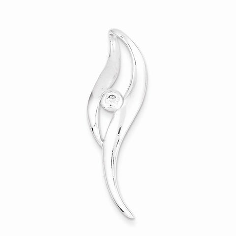 Sterling Silver CZ Pendant, Beautiful Pendants for Necklace