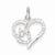 Sterling Silver CZ Double Heart pendant, Stylish Pendants for Necklace