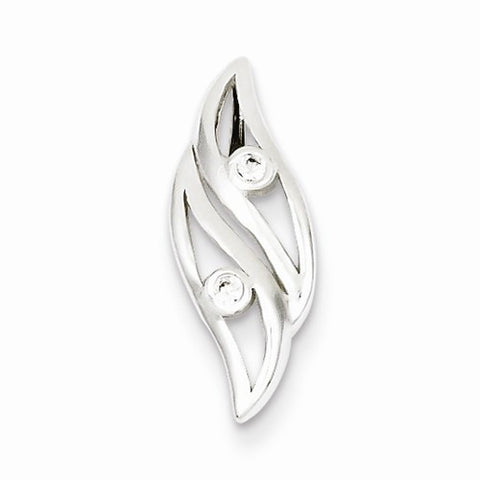 Sterling Silver CZ Pendant, Fine Pendants for Necklace