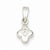 Sterling Silver CZ Small Flower Pendant, Pendants for Necklace