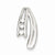 Sterling Silver Rhodium Plated CZ Slide Pendant, Gorgeous Pendants for Necklace