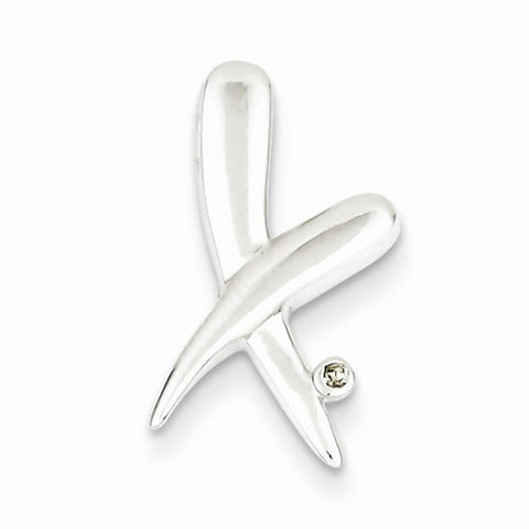 Sterling Silver with Diamond Accent Pendant, Pendants for Necklace