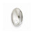 Sterling Silver Rhodium Plated CZ Slide Pendant, Charm