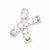 Sterling Silver Rhodium Plated CZ Pendant, Delightful Pendants for Necklace