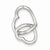 Sterling Silver Double Heart Slide Pendant, Pendants for Necklace