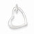 Sterling Silver Heart Pendant, Classy Pendants for Necklace