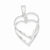 Sterling Silver Double Heart pendant, Alluring Pendants for Necklace