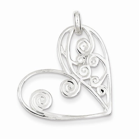 Sterling Silver Heart pendant, Appealing Pendants for Necklace