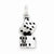 Sterling Silver Antiqued Dice Charm hide-image