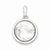 Sterling Silver Moon & Star and Floating Glass Beads Pendant, Pendants for Necklace
