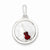Sterling Silver Guitar and Floating Glass Beads Pendant, Pendants for Necklace