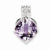 Sterling Silver Pink Quartz Pendant, Fine Pendants for Necklace