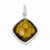 Sterling Silver Whiskey Quartz Pendant, Beautiful Pendants for Necklace