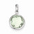 Sterling Silver Green Quartz Pendant, Classy Pendants for Necklace