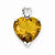 Sterling Silver Whiskey Quartz pendant, Fine Pendants for Necklace