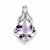 Sterling Silver Pink Quartz Pendant, Stylish Pendants for Necklace