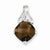 Sterling Silver Smokey Quartz Pendant, Classy Pendants for Necklace