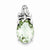 Sterling Silver Green Quartz Pendant, Appealing Pendants for Necklace