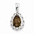 Sterling Silver Smokey Quartz Pendant, Beautiful Pendants for Necklace