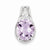Sterling Silver Pink Quartz Pendant, Gorgeous Pendants for Necklace