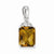Sterling Silver Whiskey Quartz Pendant, Beautiful Pendants for Necklace