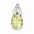 Sterling Silver Lemon Quartz Pendant, Pendants for Necklace