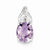 Sterling Silver Pink Quartz Pendant, Pretty Pendants for Necklace