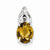 Sterling Silver Whiskey Quartz Pendant, Lovely Pendants for Necklace