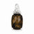 Sterling Silver Smokey Quartz Pendant, Adorable Pendants for Necklace