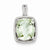 Sterling Silver Green Quartz Pendant, Gorgeous Pendants for Necklace