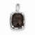 Sterling Silver Smokey Quartz Pendant, Appealing Pendants for Necklace