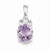 Sterling Silver Pink Quartz Pendant, Exquisite Pendants for Necklace
