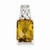 Sterling Silver Whiskey Quartz Pendant, Appealing Pendants for Necklace