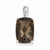 Sterling Silver Smokey Quartz and Diamond pendant, Classy Pendants for Necklace