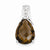 Sterling Silver Smokey Quartz and Diamond pendant, Adorable Pendants for Necklace